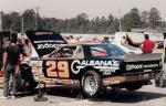 March 8, 1992 - Bob Keselowski's Chrysler in the pits before the Southern 300 ARCA race (Courtesy Johnny Dickson)