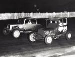 Dick Joyce #89 battles another competitor in 1965 Sportsman action (Roger Epps Collection)