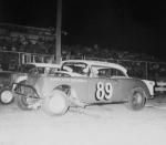 Jim Crowe in a rare '56 Olds LM in the mid 60s - Shown here at Ft Pierce (Bobby Day Photo from Marty Little Collection)