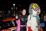 Johanna Long after her win in the 2010 Snowball Derby...