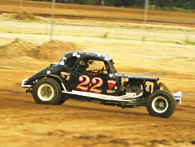Ed Harris at Columbia County Speedway...
