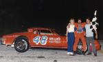 Buford Clonts after a feature race victory...