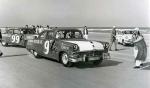 Joe Weatherly and Curtis Turner get set to qualify for the 1956 GN race...