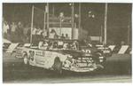 Sportsman action in 1974 as Dale Nasco spins in front of Tom McNamara (Bobby 5X5 Day Photo)