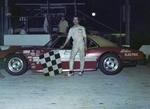 Mario Maresca after a Sportsman win - possibly 1976 (Bobby 5X5 Day Photo)