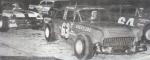 1967 - Treasure Coast Speedway - Dick Crowe (63), Guy Mesito, Jr. (64) (Chet Overton Photo)