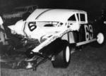 Russell Scranton's Early Model after a bout with an infield light pole.