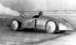 Louis Ross racing in a Stanley Steamer - 1904