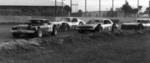 John Gamble #34 leads Kenny Brightbill #19, Buzzie Reutimann #00 and Larry Moore #P1...