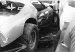 Harry Parmenter's Late Model got just a little too close to a Tampa TV station's equipment...