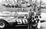 Rance Phillips after a win at Columbia County Speedway  in 1980 (Photo Courtesy Frank Dial)