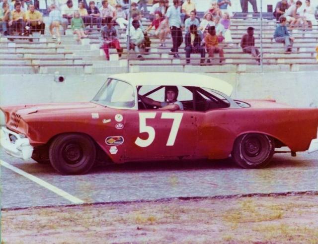 Ron McCreary with his first race car at Vero Beach Speedway...