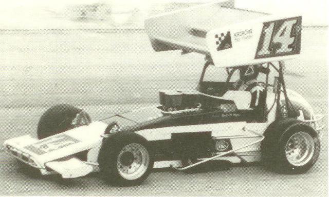 1987 shot of Larry Brazil in Harold Wirtjes' Sprinter...