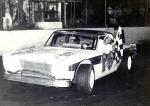 Curtis Crider with a win in his Comet - Nov. '71 (Don Bok Photo)