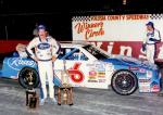 Tommy Houston after winning the 1990 NASCAR Busch GN Firecracker 200 (Don Bok Photo)