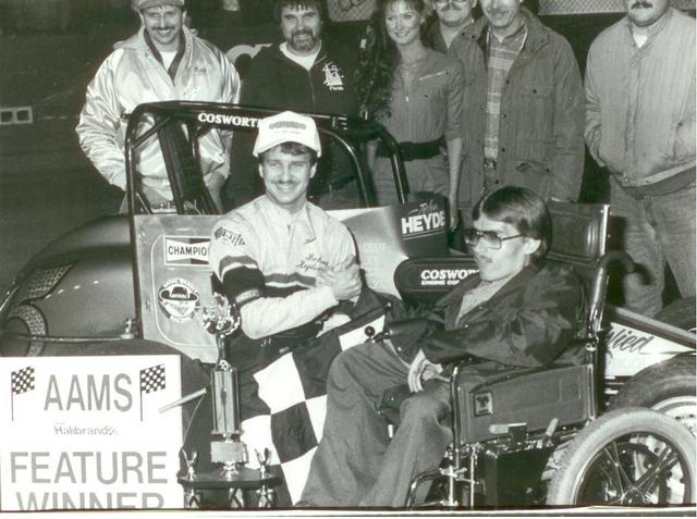 2-10 and 2-12-89 Midget winner John Heydenrich...