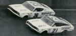 Cale Yarborough goes low to make a late race pass on Lee Roy Yarbrough to win the 1968 Daytona 500...