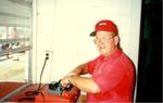 The late Charles Hudnall did just about everything around the track including making keys (Westerman Photo)