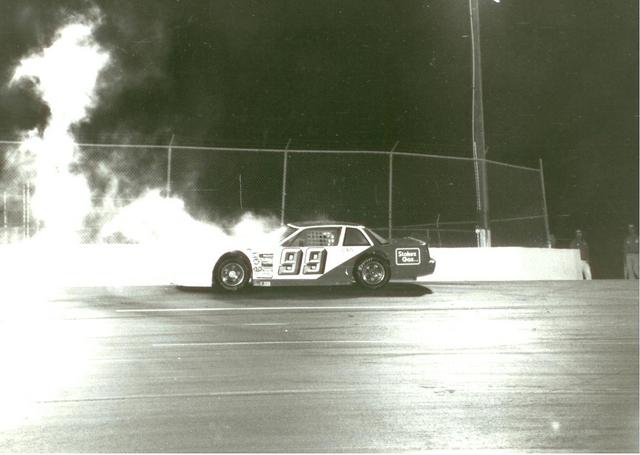 Chuck Stokes Getting a little hot in 1990 (Don Bok Photo)