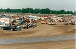 The June 1986 running of the Street Stock 100 attracted a field over over 120 cars (Don Bok Photo)