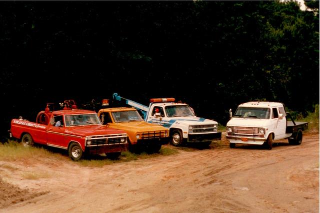 Track service vehicles in 1988 - Some are still used today.. over 20 years later (Don Bok Photo)