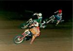 Motorcycle action from February 1987 (Don Bok Photo)