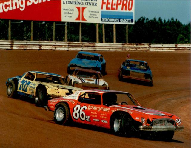 Street Stock action from January 1987 (Don Bok Photo)
