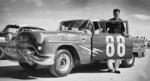 Tim Flock with his Oldsmobile "Rocket 88" in 1954...