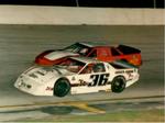 David Russell #36 battles with Daniel Keene...