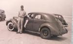 Big Bill France, Sr. on the beach in the late '40s...