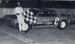 1977 - Lee Faulk after a win (Buzzy Berry Collection)