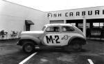 Bob Fish-owned M-2 at the Fish Carburetor shop in Daytona - This from 1955 when the driver was Milt Hartlauf...