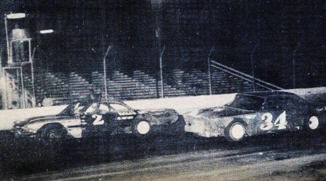 Wes Hall leads John Gamble in 1972 (Sam Satterwhite Photo - Berry Collection)
