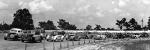 Pace lap for a race at Speedway Park in 1947 - Ed Samples on the pole, Bill Snowden outside (Erwin Weeks Photo)