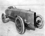 Sig Haugdahl in an early version of the Wisconsin Special in 1922