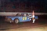 Wayne Ezell at Columbia County Speedway in 1977 (Photo Courtesy Billy Register)
