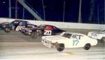 Three-wide Bomber action...